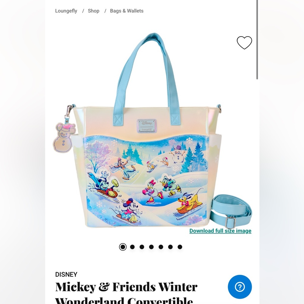 Disney winter loungefly